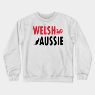 Welsh Aussie (for light backgrounds) Crewneck Sweatshirt